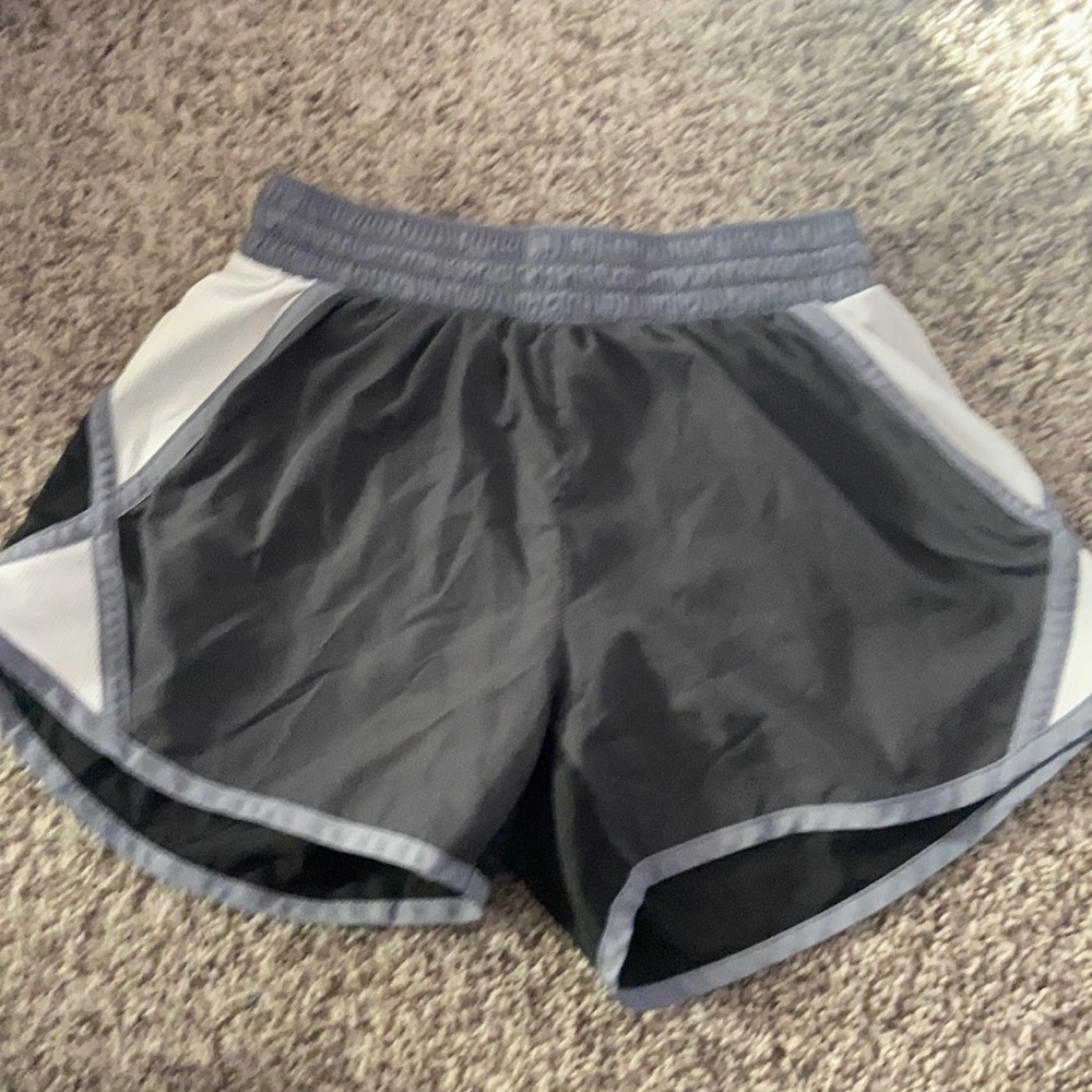 Grey athletic shorts
